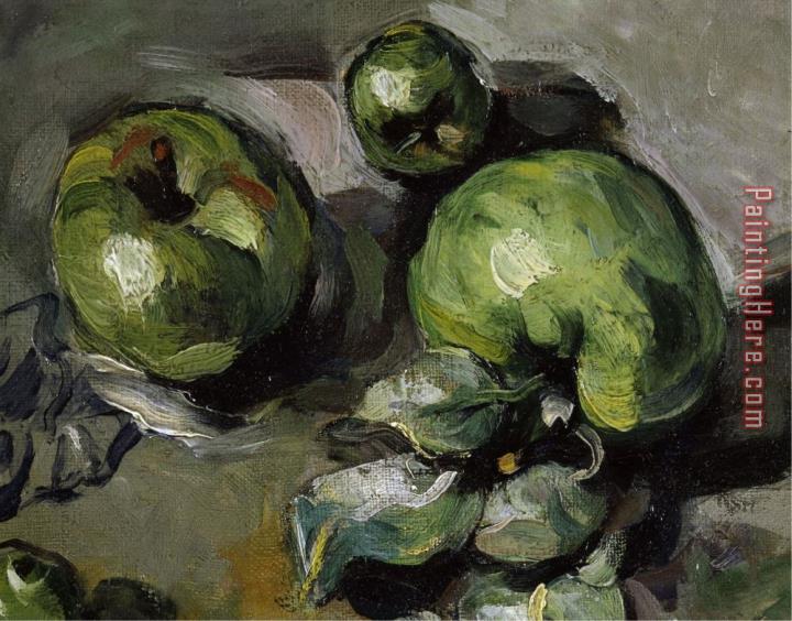 Paul Cezanne Green Apples C 1873